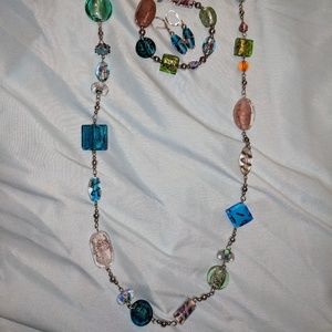 Venetian Glass Jewelry Set